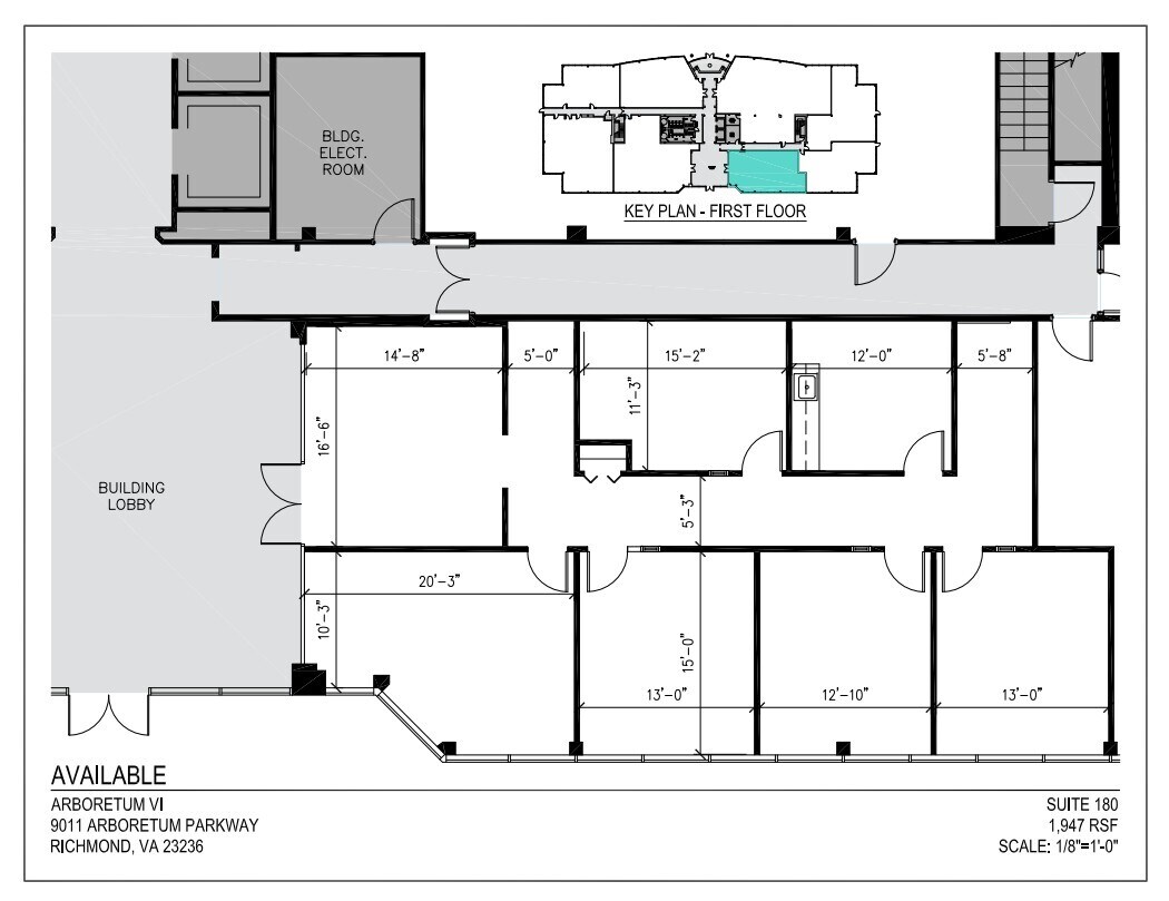9011 Arboretum Pky, Richmond, VA à louer Plan d’étage– Image 1 sur 1