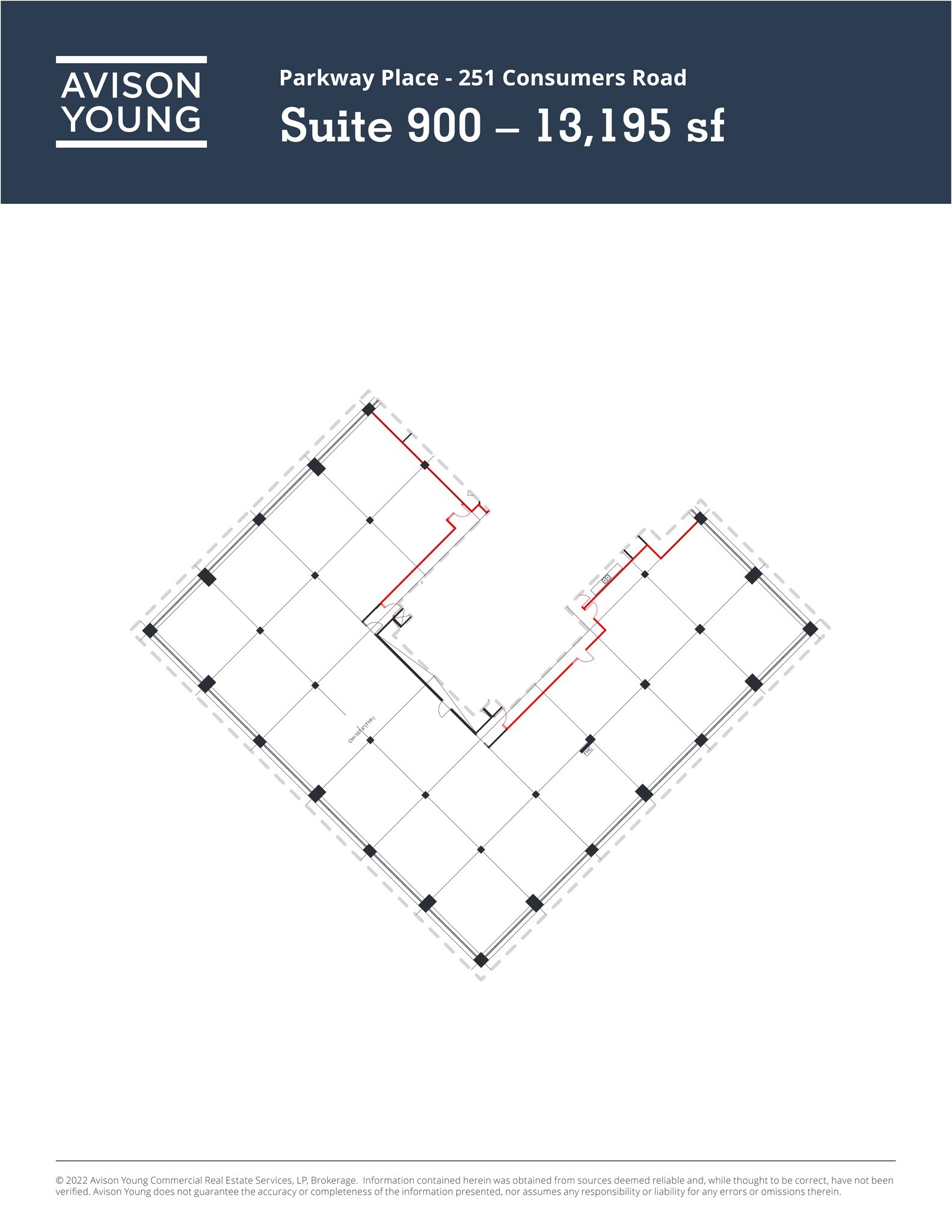 245 Consumers Rd, Toronto, ON à louer Plan de site– Image 1 sur 1