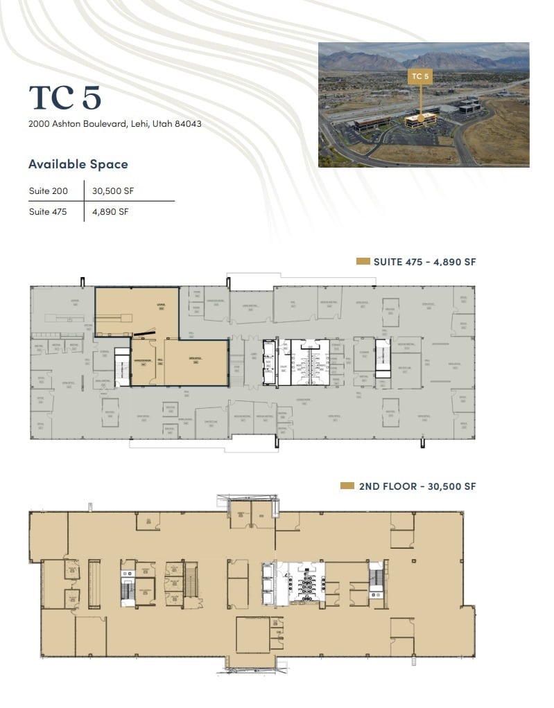 1800 W Ashton Blvd, Lehi, UT à louer Plan d’étage– Image 1 sur 1