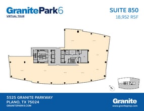 5525 Granite Parkway, Plano, TX à louer Plan d’étage– Image 1 sur 2