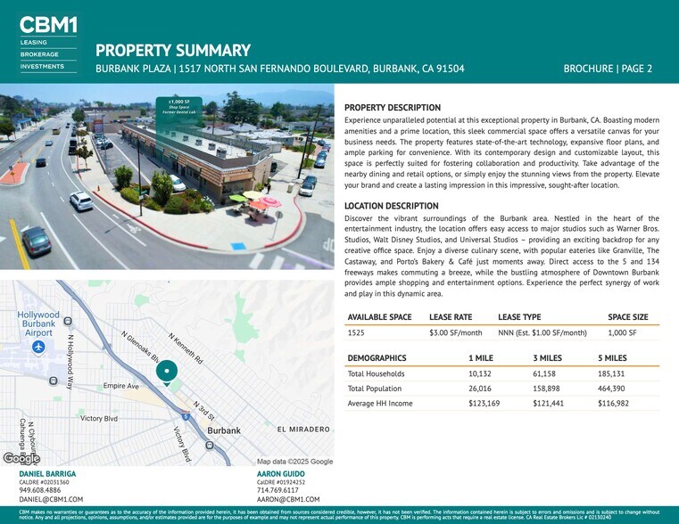1513-1527 N San Fernando Blvd, Burbank, CA à louer - Photo de l’immeuble – Image 2 sur 7