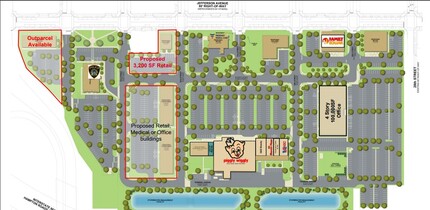 3101 Jefferson Ave, Newport News, VA à louer Plan de site– Image 2 sur 2