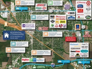 Plus de détails pour 2470-2474 Veterans Dr, Galesburg, IL - Local commercial à louer