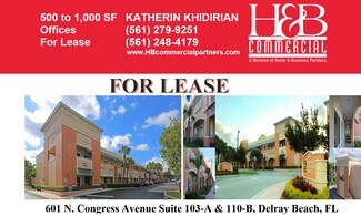 Plus de détails pour 601 N Congress Ave, Delray Beach, FL - Bureau à louer