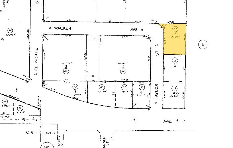 260 E Taylor St, Monrovia, CA à vendre - Plan cadastral – Image 2 sur 5