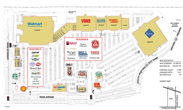 1901-2401 N Rose Ave, Oxnard, CA à louer Plan de site– Image 2 sur 4