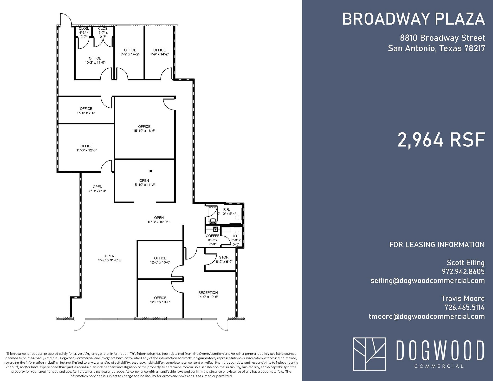 8800-8856 Broadway St, San Antonio, TX à louer Plan d’étage– Image 1 sur 1