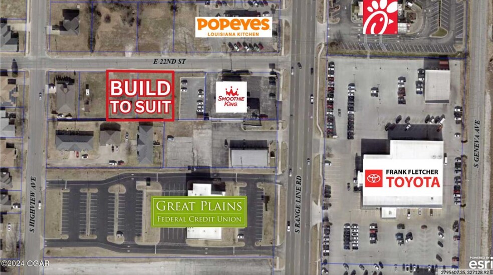 2914 E 22nd St, Joplin, MO à louer - Aérien – Image 2 sur 2