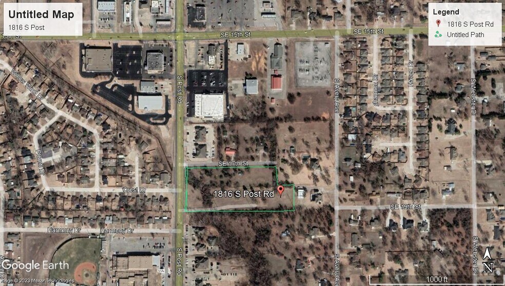 1816 S Post Rd, Midwest City, OK à vendre - Aérien – Image 1 sur 1