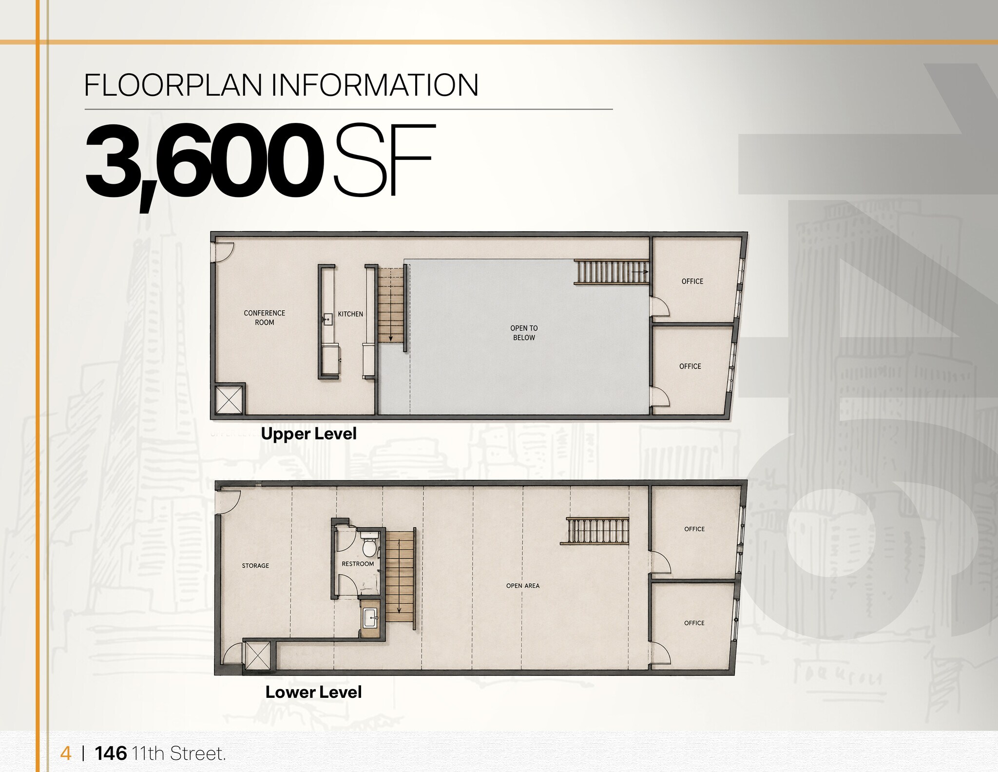 146 11th St, San Francisco, CA à louer Plan d’étage– Image 1 sur 1