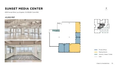 6255 W Sunset Blvd, Los Angeles, CA à louer Plan de site– Image 1 sur 1