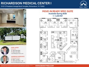 3101 E President George Bush Hwy, Richardson, TX à louer Plan d’étage– Image 2 sur 2