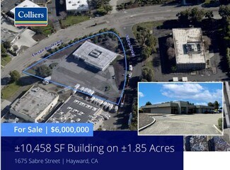 Plus de détails pour 1675 Sabre St, Hayward, CA - Industriel/Logistique à vendre