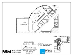 39500 High Pointe Blvd, Novi, MI à louer Plan d’étage– Image 1 sur 2