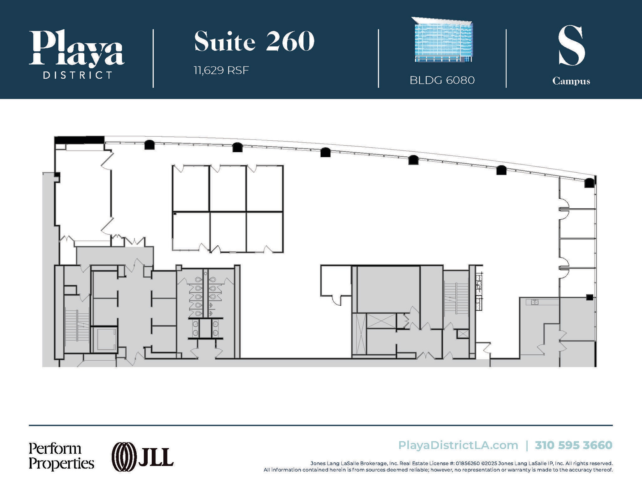 6100 Center Dr, Los Angeles, CA à louer Plan d’étage– Image 1 sur 1