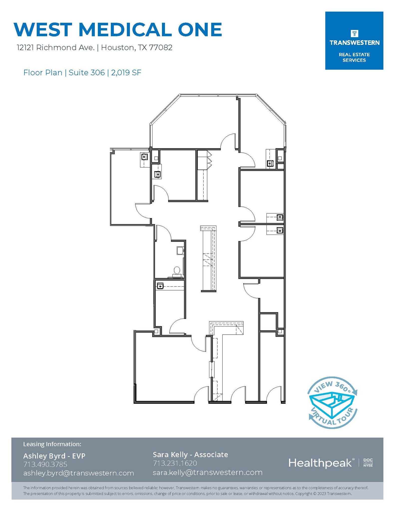 12121 Richmond Ave, Houston, TX à louer Plan d’étage– Image 1 sur 2