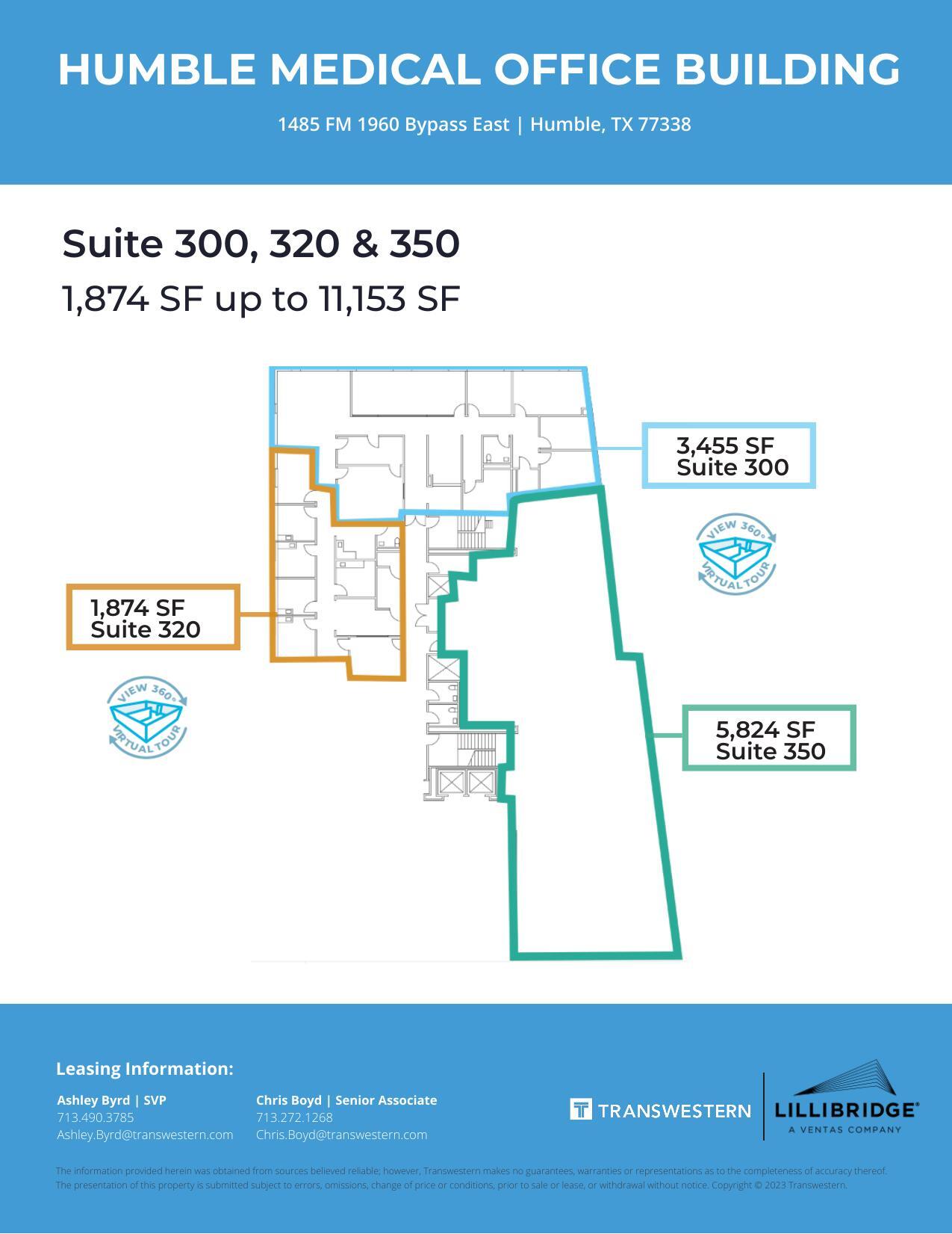 1485 FM 1960 Byp E, Humble, TX à louer Plan d’étage– Image 1 sur 1