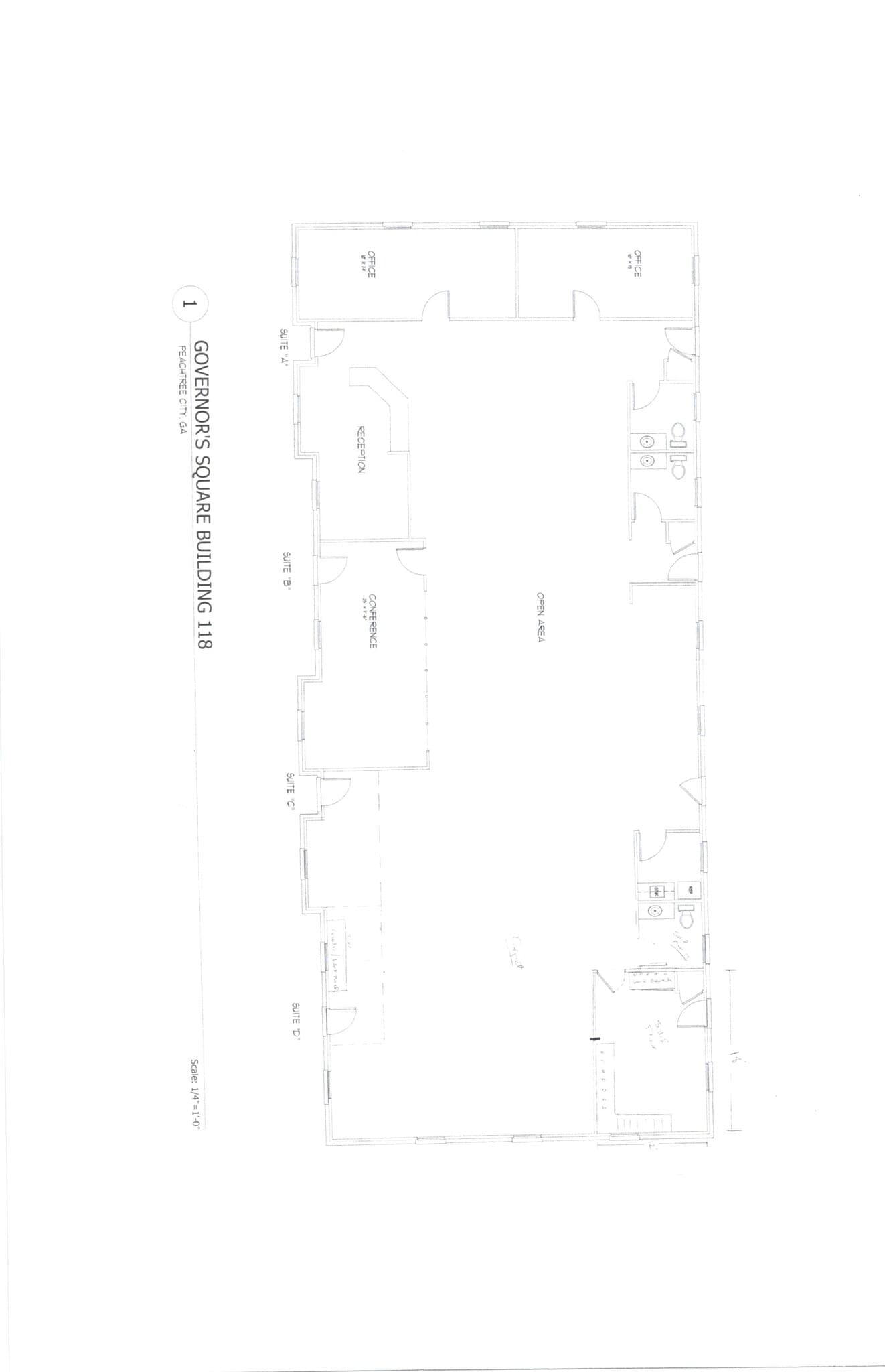 118 Governors Sq, Peachtree City, GA à louer Plan de site– Image 1 sur 1