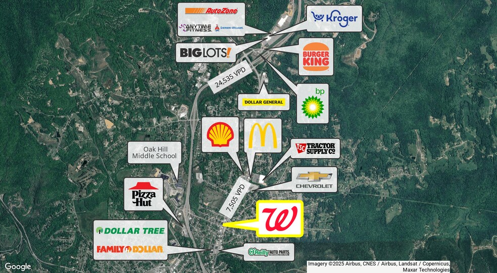 1201 Main St E, Oak Hill, WV à vendre - Photo de l’immeuble – Image 3 sur 5