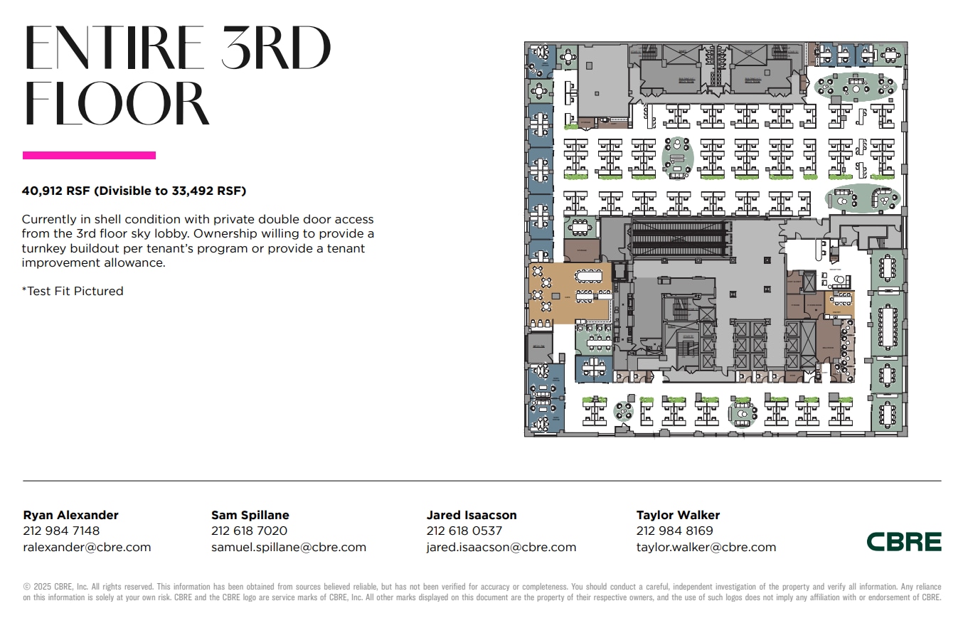 1501 Broadway, New York, NY à louer Plan d’étage– Image 1 sur 4