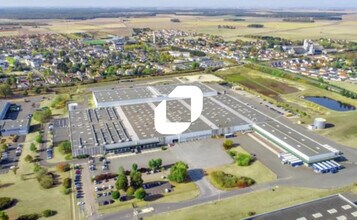 Ormes - Vue aérienne  vue de carte