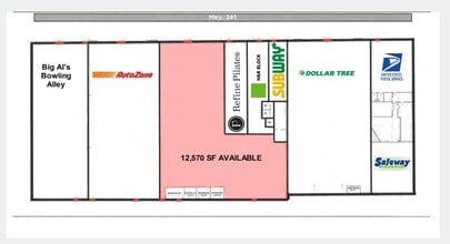 403-405 Central Ave E, Saint Michael, MN à louer Plan d’étage– Image 1 sur 1