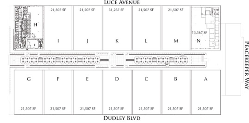 5008-5050 Luce Ave, Mcclellan, CA à louer - Plan d’étage – Image 3 sur 9