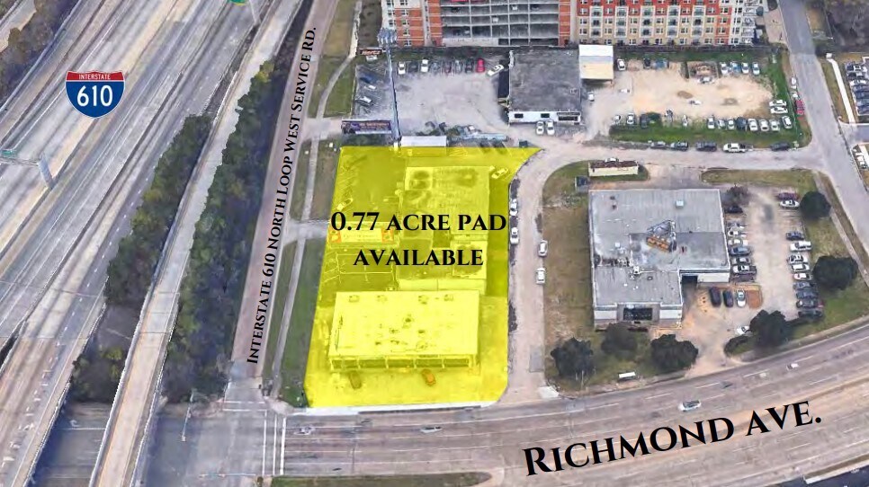 0 Richmond Ave, Houston, TX à louer - Aérien – Image 1 sur 1