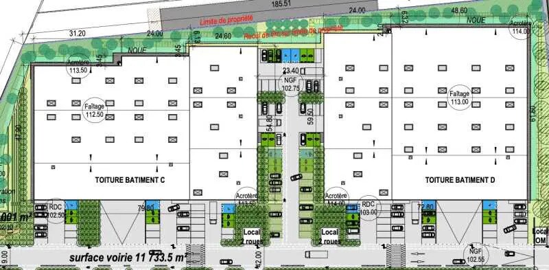 Local d’activités dans La Queue-en-Brie à louer - Plan d’étage – Image 3 sur 8