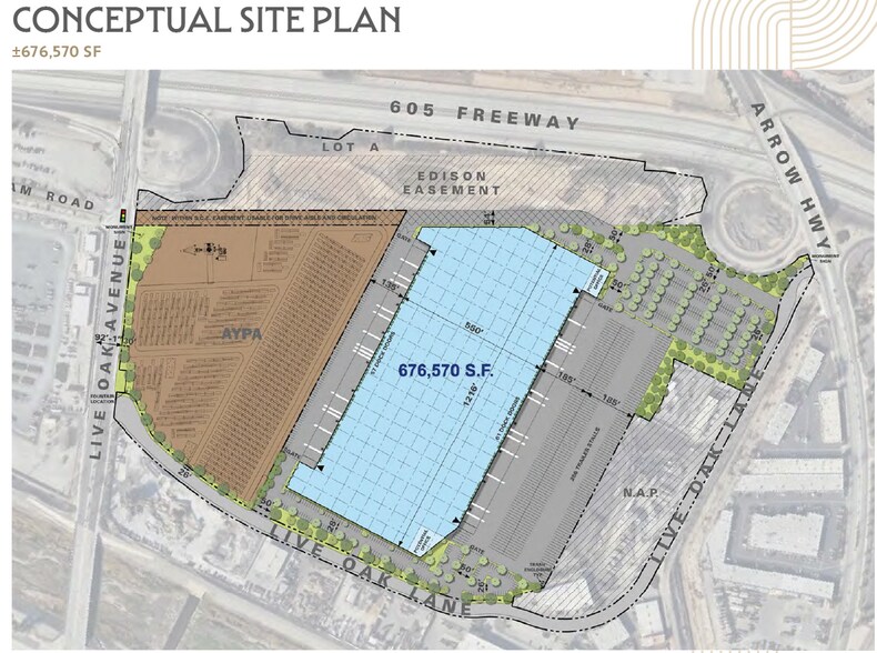 13620 Live Oak Ln, Irwindale, CA à louer - Plan de site – Image 2 sur 4
