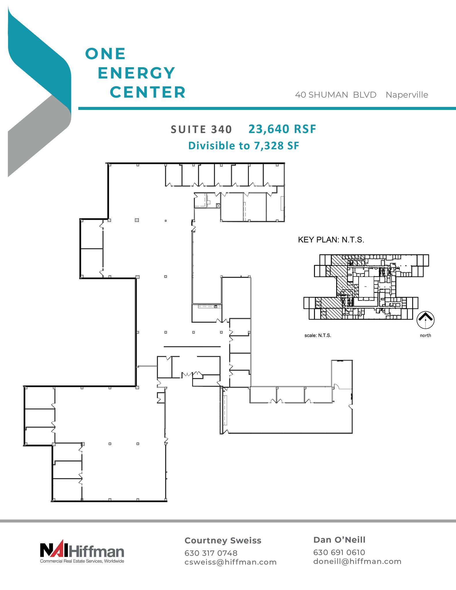 40 Shuman Blvd, Naperville, IL à louer Plan d’étage– Image 1 sur 1