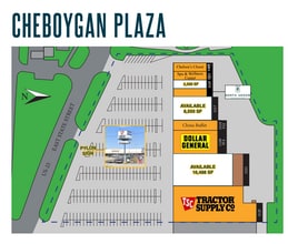 1109 E State St, Cheboygan, MI à louer Plan d’étage– Image 1 sur 1