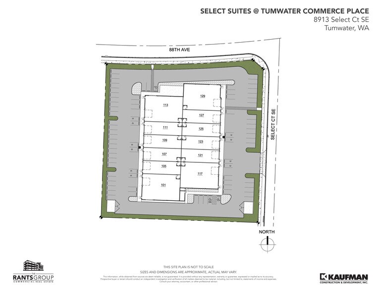 8913 Select Ct SE, Tumwater, WA à louer - Plan de site – Image 2 sur 7