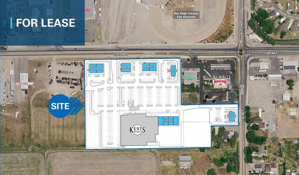 1113 W Main St, Tremonton, UT à louer - Aérien – Image 1 sur 3