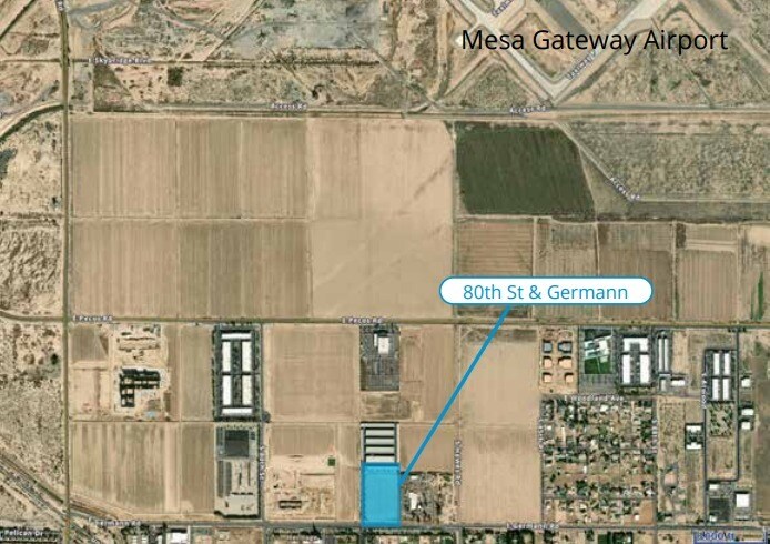 82nd St & Germann, Mesa, AZ à louer - Aérien – Image 3 sur 3