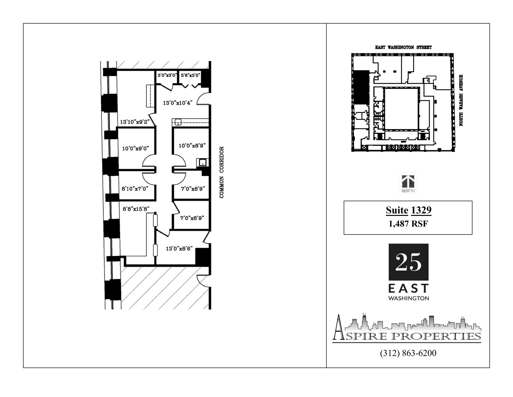 25 E Washington St, Chicago, IL à louer Plan de site– Image 1 sur 1