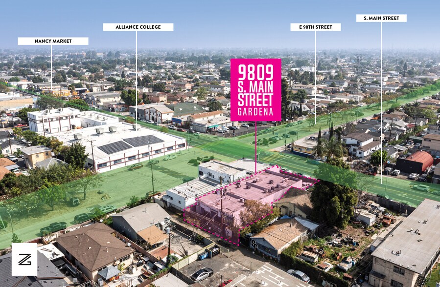 9809 Main St, Los Angeles, CA à vendre - Photo de l’immeuble – Image 2 sur 10