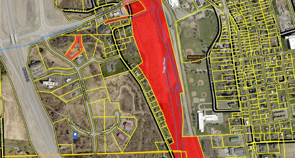 Dorsett Hts, Mansfield, PA à vendre - Aérien – Image 3 sur 3