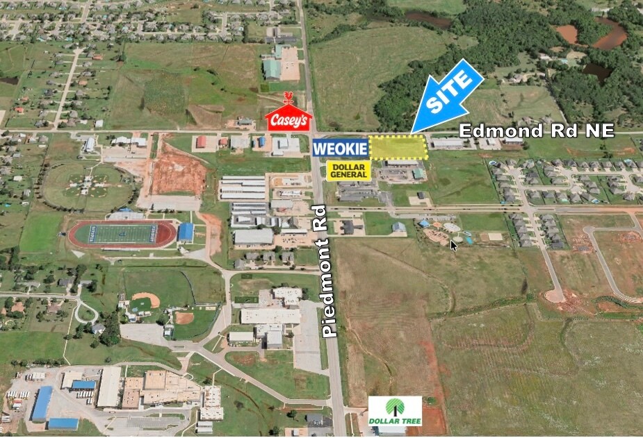 250 Edmond Rd NE, Piedmont, OK à vendre Aérien– Image 1 sur 2