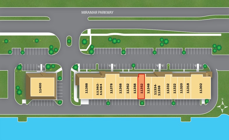 11302-11386 Miramar Pky, Miramar, FL à louer Plan de site– Image 1 sur 1