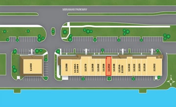 11302-11386 Miramar Pky, Miramar, FL à louer Plan de site– Image 1 sur 1