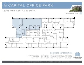 6305 Ivy Ln, Greenbelt, MD à louer Plan d’étage– Image 1 sur 1