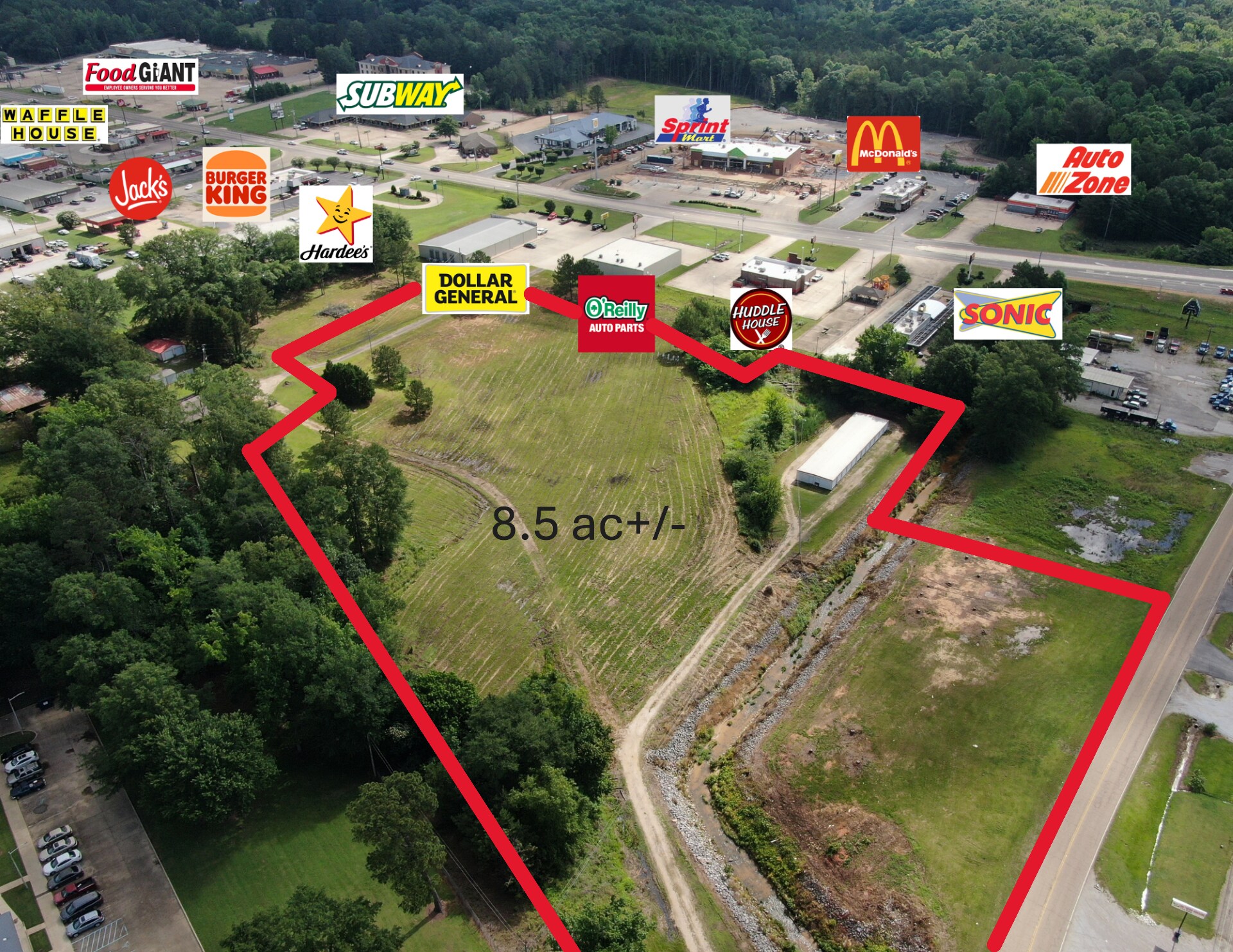 1608 S Adams St, Fulton, MS à vendre Aérien– Image 1 sur 9