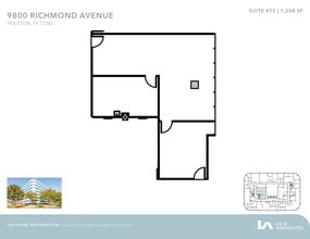 9800 Richmond Ave, Houston, TX à louer Plan d’étage– Image 1 sur 1