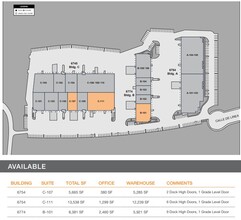 6774 Calle De Linea, San Diego, CA à louer Plan de site– Image 2 sur 2