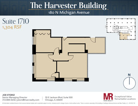 180 N Michigan Ave, Chicago, IL à louer Plan d’étage– Image 1 sur 6