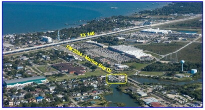 616-624 Marina Bay Dr, Kemah, TX - VUE AÉRIENNE  vue de carte - Image1