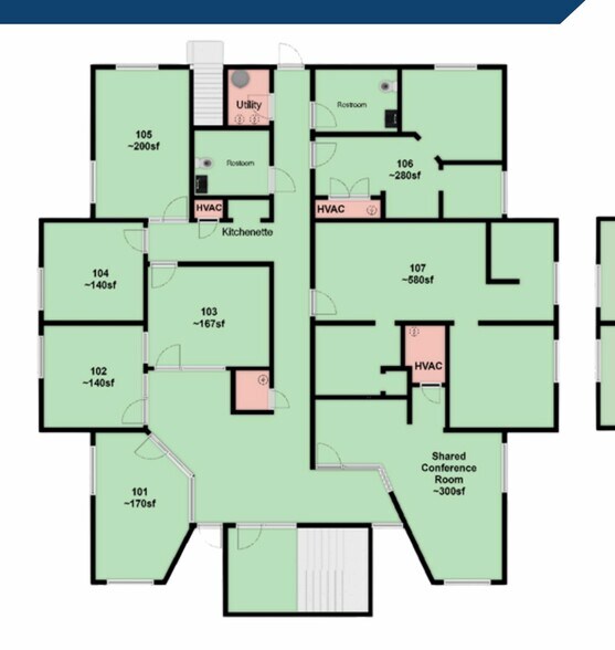 100A Central Ave, Goose Creek, SC à louer - Plan d’étage – Image 3 sur 9