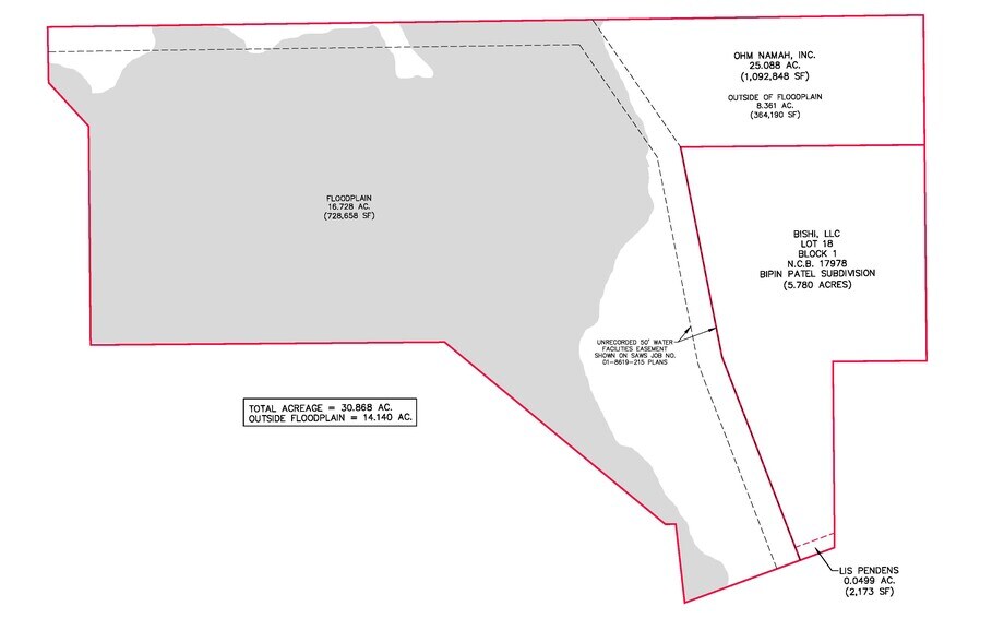 E IH-10 E & Foster Rd, San Antonio, TX à vendre - Plan de site – Image 2 sur 3