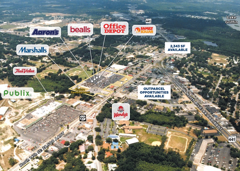 930-940 N 14th St, Leesburg, FL à louer - Aérien – Image 2 sur 5